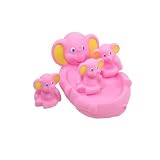 Bathtub Pals - Pink Elephant Family by HandHelditems