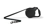 Flexi USA 26' Black Retractable Leash For Dogs Up To 110lbs