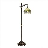 Lewellen Bridge Floor Lamp in Antique Bronze and Sand