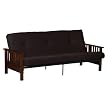 Wood-Arm Futon
