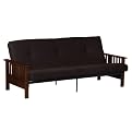 Wood-Arm Futon
