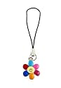 Cell Phone Charm - C14 - Strap Style - Flower ~ Multi-Color