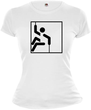 Girlie T-Shirt Climbing-Pictogram