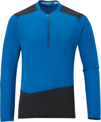 SALOMON Herren T-Shirt Minim Tech Zip Longsleeve, vibrant blue, S, 12059230 Preisvergleich