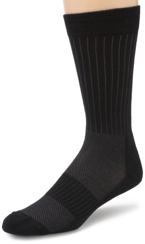 ECCO Men's Crew Golf Cushion With Mesh Top Sock