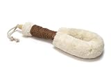 Merben International Soft Texture Jute Body Brush with Brown Cord Handle For Dry Use Only, 13 Length