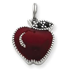 Sterling Silver Enameled Miraculous Medal Pin