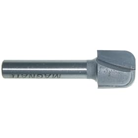 Magnate 7800 Bowl & Tray Plunge Router Bits - 1/8" Radius; 1/2" Cutting Diameter
