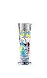 Shot Glass, Enjoy Crown, Designer Color Enamel Shot Glass w/ Matching Coaster in Gift Box