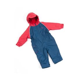 Hippychick Waterproof Fleece Lined All-In-One (Navy/Red 18-24mths)