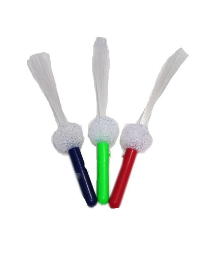 WeGlow International Crystal Ball Fiber Wand (4 pieces)