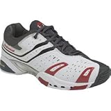 Babolat Team All Court 4 Men's Shoe White/Grey/Red (COLOR: White/Grey/Red, SHOE SIZE:9.5)