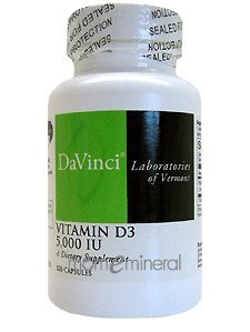 Vitamin D3 5000 IU 120 caps by Davinci Labs