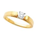 04.10 MM Eng=1/4 CT TW 14K Yellow Gold Bridal