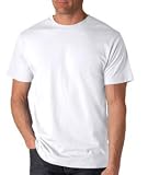 Anvil 980 Ringspun Fashion Fit Adult T-Shirt (White, XX-Large)