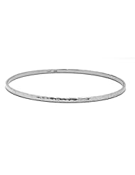 CleverEves 18Kt White Gold Slip-On 2.7mm Bangle