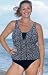 Abstract Art Plus Size Two Piece Tankini - Women's Swimsuit Plus Size Swimsuits