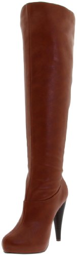 Michael Antonio Womens Halpern Knee-High Boot,Cognac,6 M US