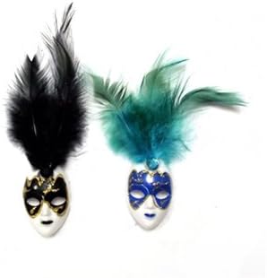 Masquerade Mask Magnet - Black