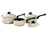 from Premier Housewares Premier Housewares 3-Piece Cookware Set 16 cm/18 cm/20 cm, Cream Model 0204214