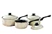from Premier Housewares Premier Housewares 3-Piece Cookware Set 16 cm/18 cm/20 cm, Cream Model 0204214