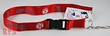Boston Red Sox Red Detachable Lanyard and Key Ring
