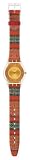 Swatch - SFK187 Sweet Sarong - Analoges Quarzwerk - Uhr Unisex - Armband aus Stoff