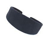 Caravan Wide Headband Covered With Black Or Red Sewn Quilted Fabric