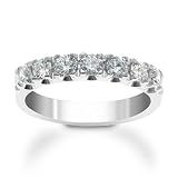 .70 ct. t.w. 7-Stone Diamond Wedding Ring In Platinum. Size 5