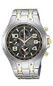 Pulsar Men's Alarm Chronograph Two-Tone Stainless Steel Watch #PF3667