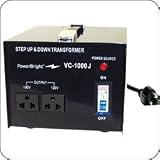 Power Bright VC-1000J Transformer Step Up / Down 1000 Watt Japan 100<>120 Volt