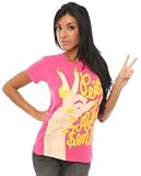 Hellz Bellz The Peace Makes Sense T-shirt in Fuchsia,T-shirts for Women