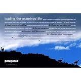ポスター パタゴニア Lead the Examined Life