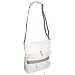 Active Style Cross Body Laptop Compartment Messenger Bag (White) to Protect the Asus EEE PC 1000HE