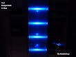 LED 3-er Glasbodenbeleuchtung-Komplett-Set in Blau+Trafo+Fu�schalter