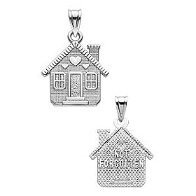Sterling Silver CASA House Charm by Fred Meyer Jewelers