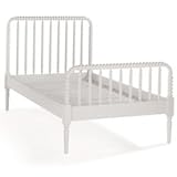 Kids Beds: Kids White Spindle Jenny Lind Bed, Twin White Bed