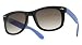 Neon Retro Wayfarer Sunglasses [2793] - Black / Purple