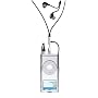 Rivet Stereo Earphone Lanyard with Grab for iPod nano 1G, 2G (Black)