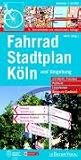 Fahrradstadtplan Köln und Umgebung: Mit Hürth, Frechen, Pulheim, Leverkusen und Bergisch Gladbach
