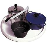 Lazy Susan-Spin Tray -White Acrylic 21