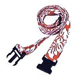 Hawaii Luggage Strap Red Aloha Print