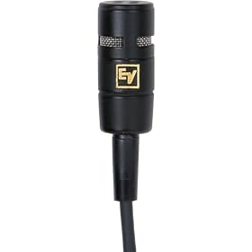 Electrovoice RE92Tx Lavalier Microphone with TA4F Connector, Wide, Smooth Frequency Response by 