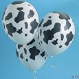 Cow Print Farm Party Balloons (25 Pc)