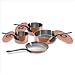 M'heritage Cuprinox 7 Piece Cookware Set
