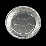 from PinkWebShop Disposable Round Foil Pie Dishes 21Cm X 4.5Cm 20/Pack
