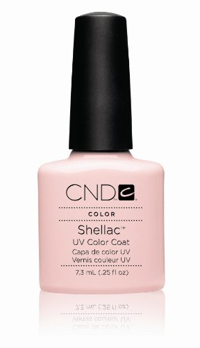 Creative Nail Design Shellac UV Color Coat Clearly Pink .25 oz.