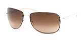 Prada - 100% Authentic Prada SPR 58H 1BC-6S1 Silver/Brown Gradient Sunglasses