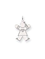 14k White Gold Kid Charm Cyber Monday Special