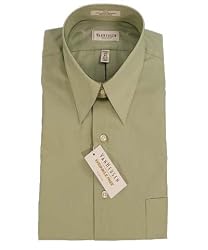 Van Heusen Men's Long Sleeve Wrinkle Free Poplin Solid Shirt